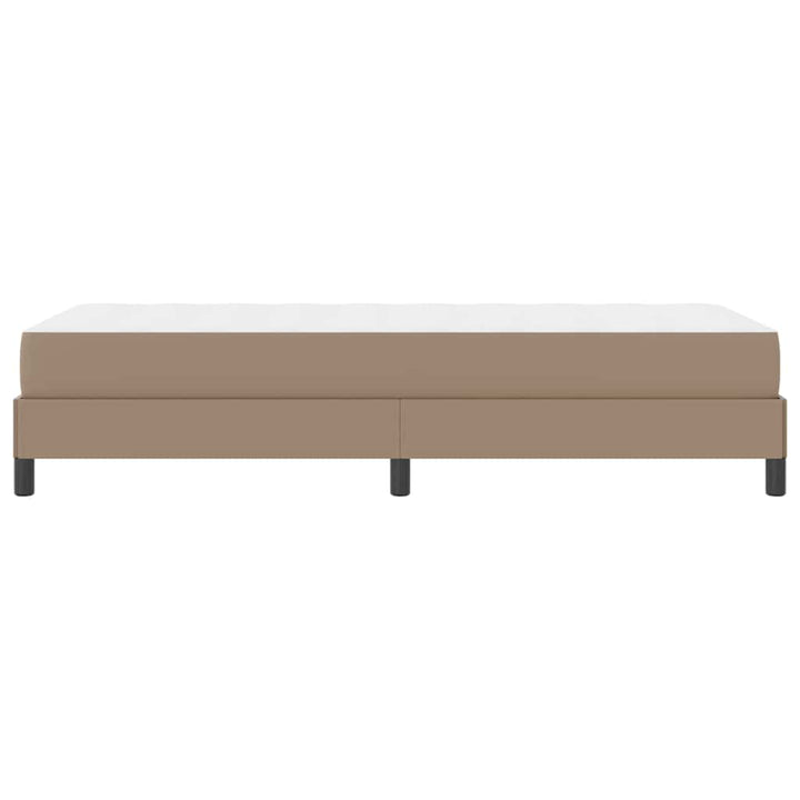 Sengestel med madras Cappuccino 90 x 200 cm Stof