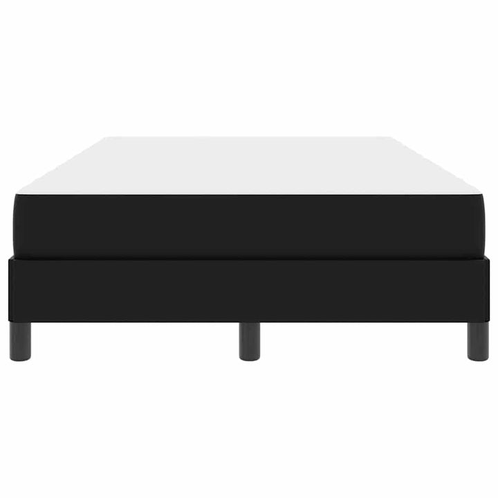 Sengestel med madras Sort 120 x 190 cm Stof