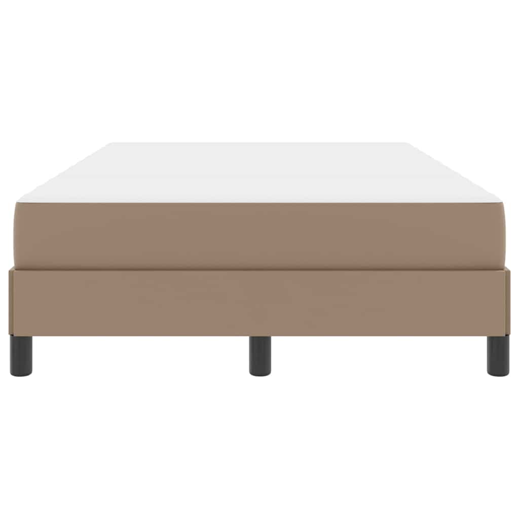 Sengestel med madras Cappuccino 120 x 190 cm Stof