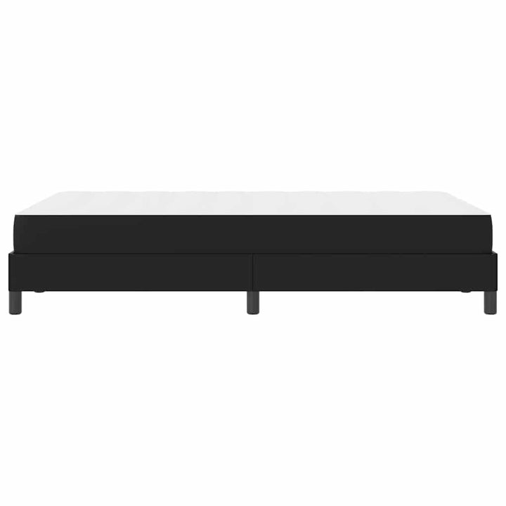 Sengestel med madras Sort 120 x 200 cm Stof