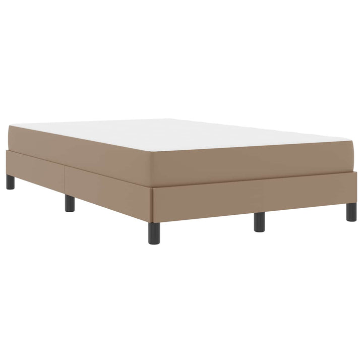 Sengestel med madras Cappuccino 120 x 200 cm Stof