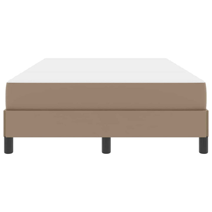 Sengestel med madras Cappuccino 120 x 200 cm Stof
