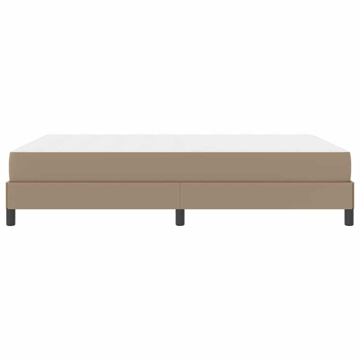 Sengestel med madras Cappuccino 140 x 200 cm Stof