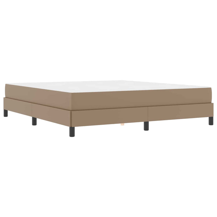 Sengestel med madras Cappuccino 180 x 200 cm Stof