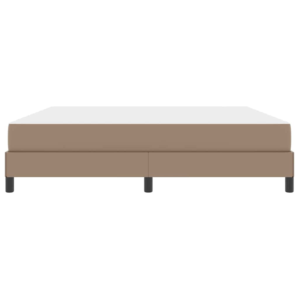 Sengestel med madras Cappuccino 180 x 200 cm Stof