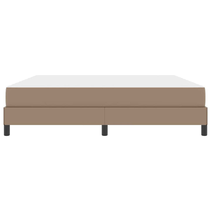 Sengestel med madras Cappuccino 180 x 200 cm Stof