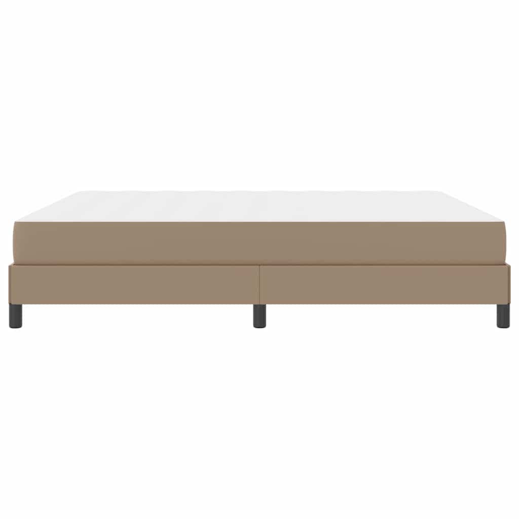 Sengestel med madras Cappuccino 180 x 200 cm Stof