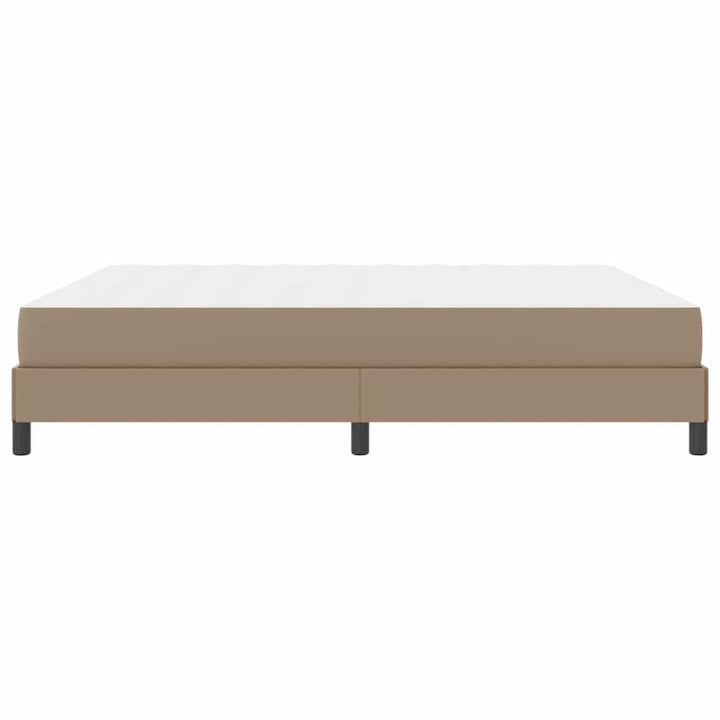 Sengestel med madras Cappuccino 180 x 200 cm Stof