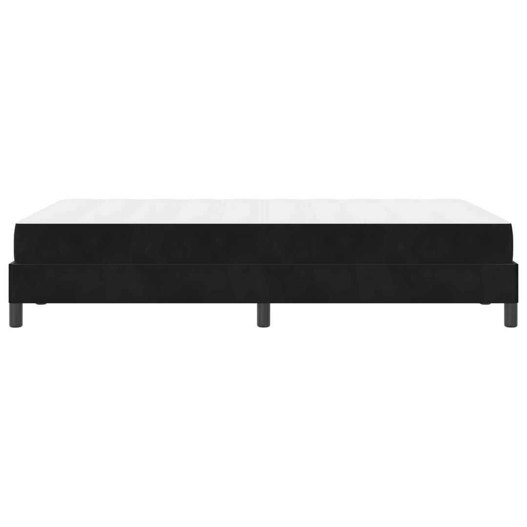 Box spring seng med madras Sort 120 x 190 cm Stof
