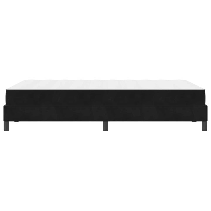 Box spring seng med madras Sort 120 x 190 cm Stof