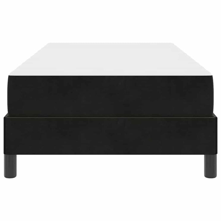 Box spring seng med madras Sort 100 x 210 cm Stof
