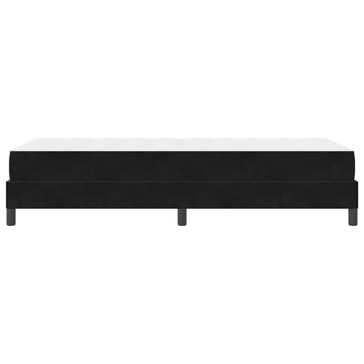 Box spring seng med madras Sort 100 x 210 cm Stof