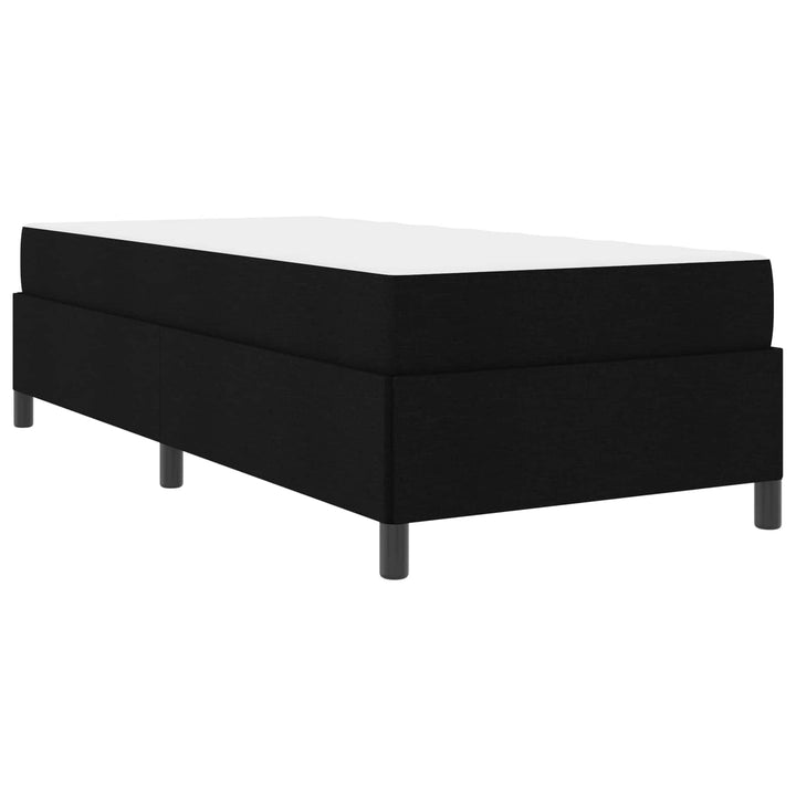 Box spring seng Sort 80 x 200 cm Stof