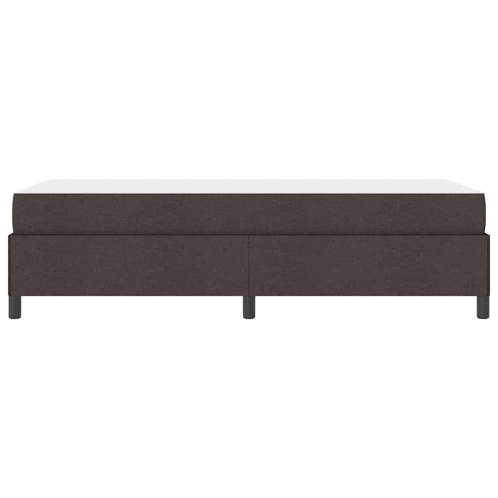 Box spring seng Mørk Brun 80 x 200 cm Stof