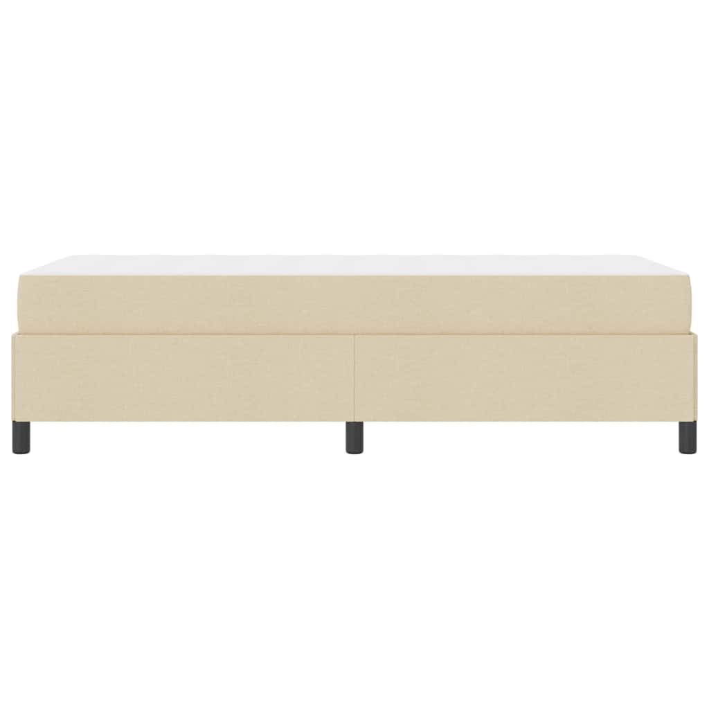 Box spring seng Creme 80 x 200 cm Stof