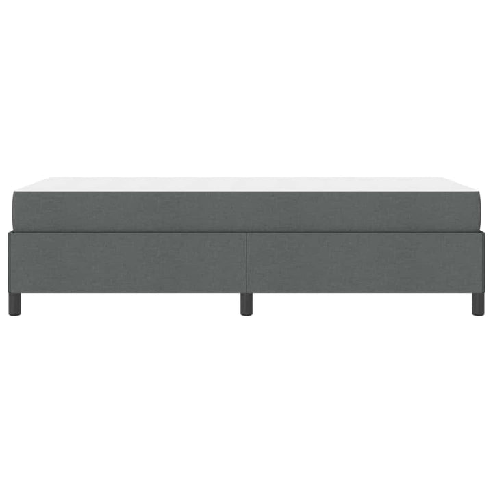 Box spring seng Mørkegrå 90 x 200 cm Stof