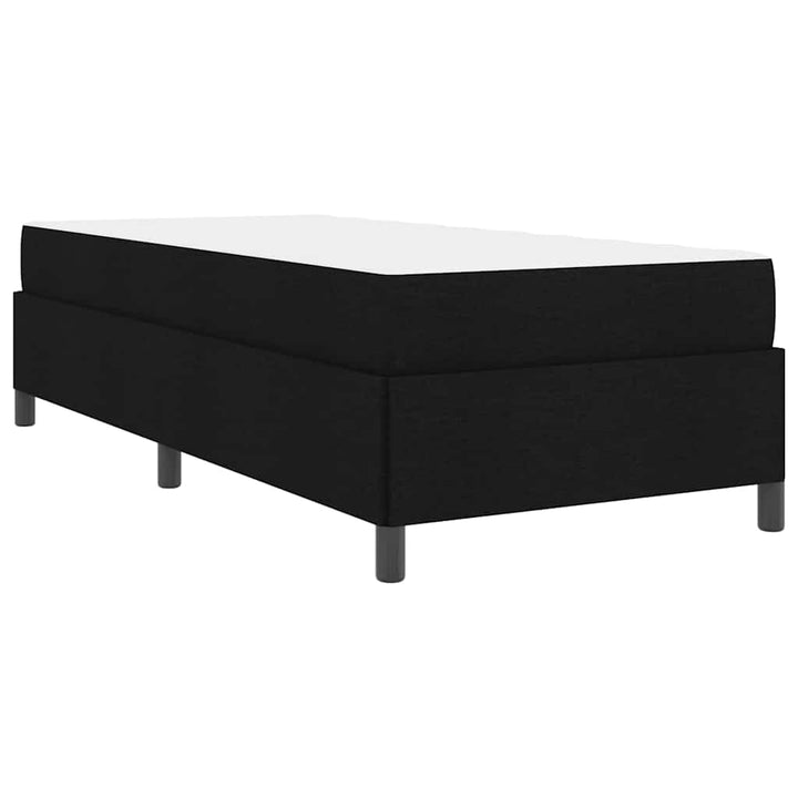 Box spring seng Sort 90 x 200 cm Stof