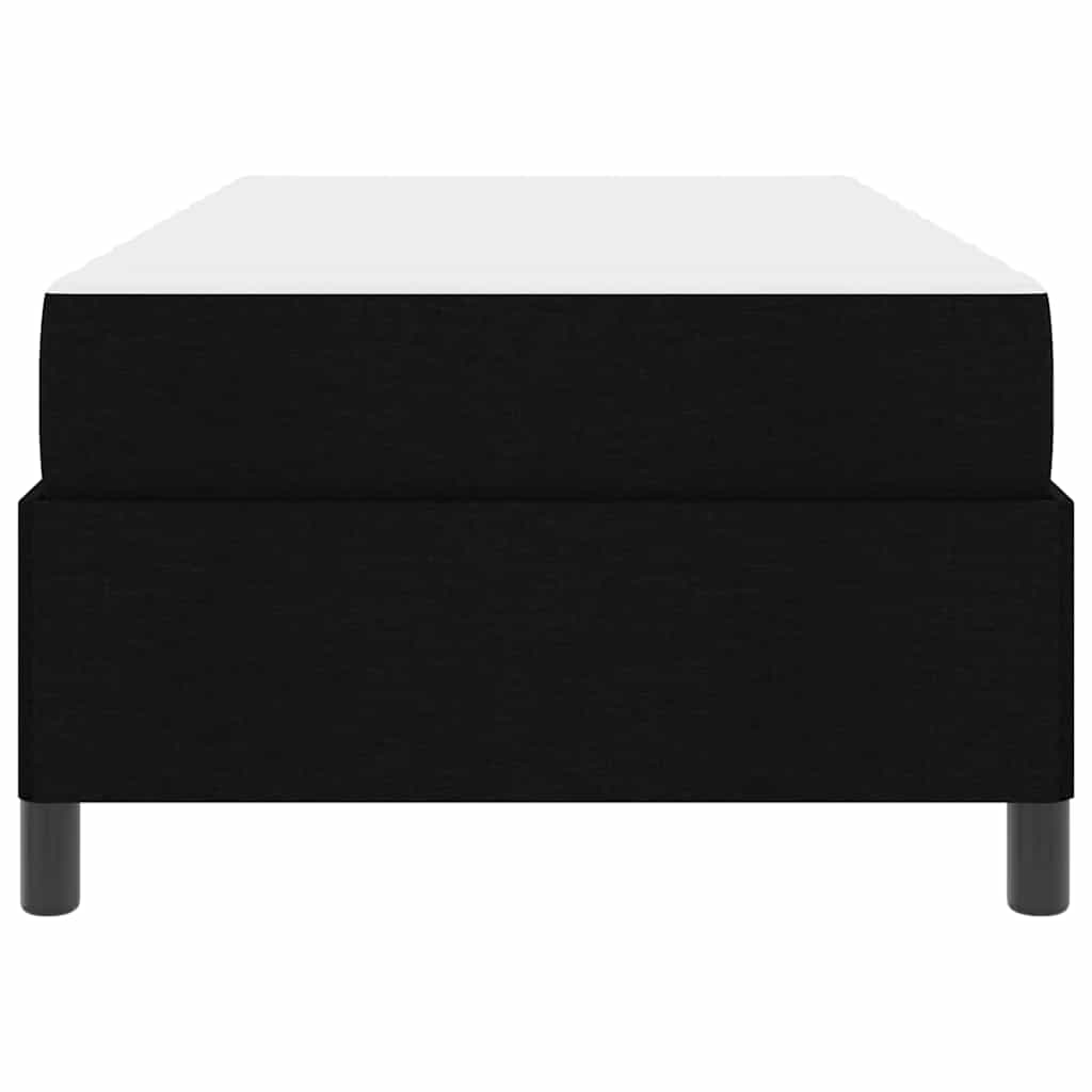 Box spring seng Sort 90 x 200 cm Stof