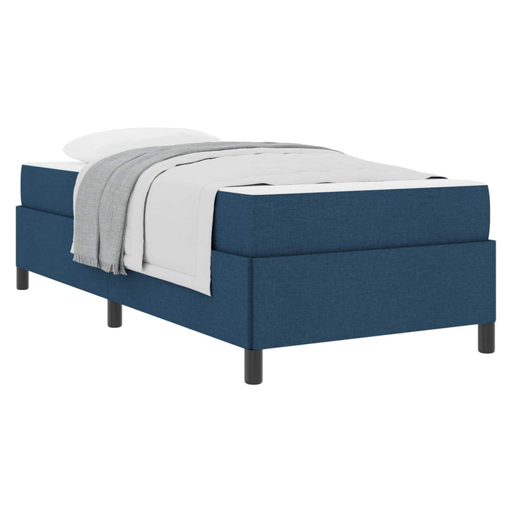Box spring seng Blå 90 x 200 cm Stof