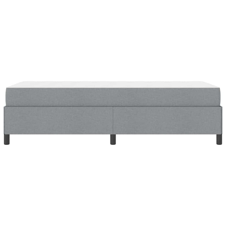 Box spring seng Lysegrå 100 x 200 cm Stof