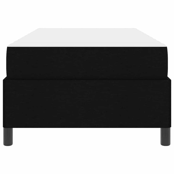 Box spring seng Sort 100 x 200 cm Stof