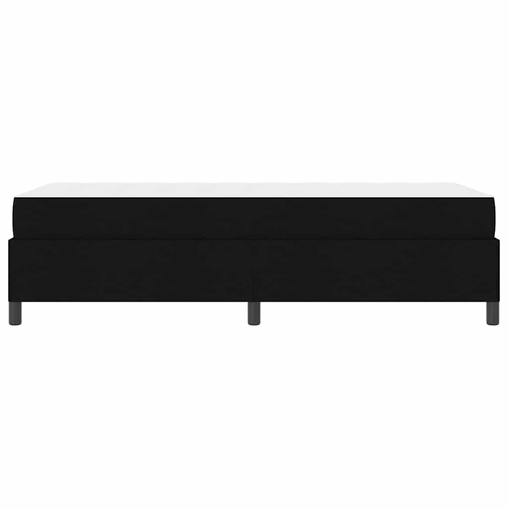Box spring seng Sort 100 x 200 cm Stof
