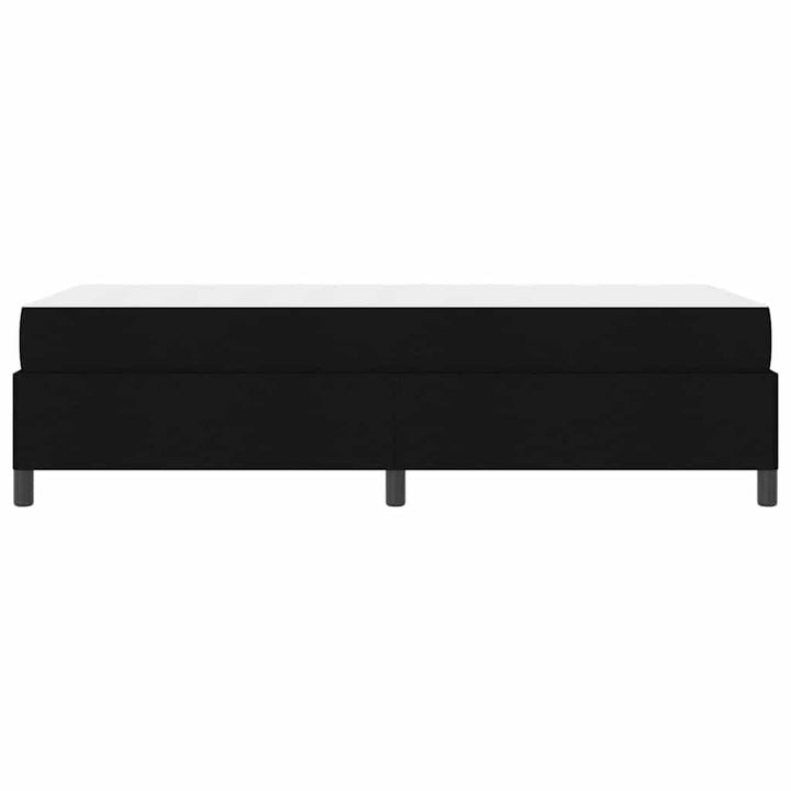 Box spring seng Sort 100 x 200 cm Stof