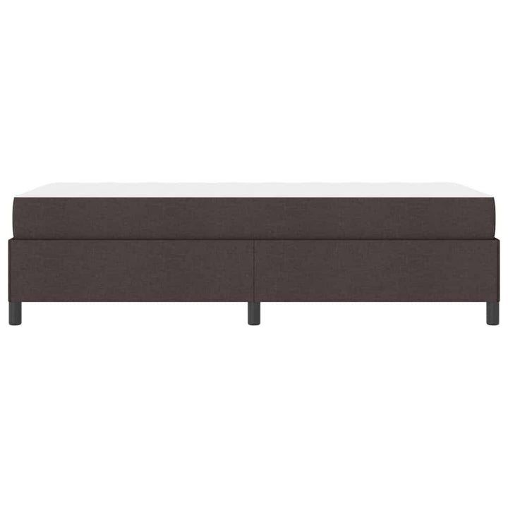 Box spring seng Mørk Brun 100 x 200 cm Stof