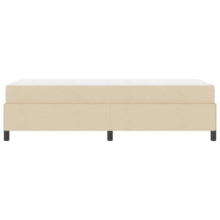 Box spring seng Creme 100 x 200 cm Stof