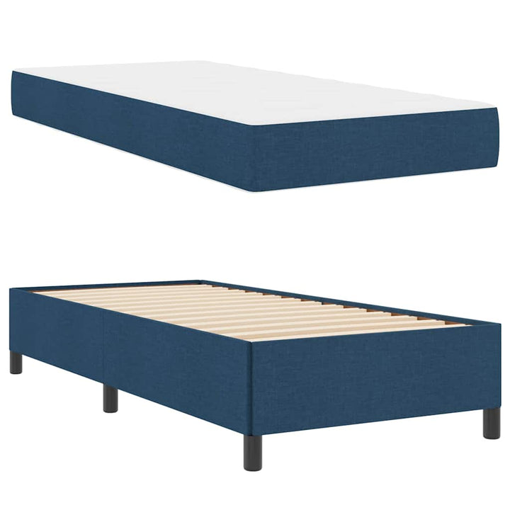Box spring seng Blå 100 x 200 cm Stof