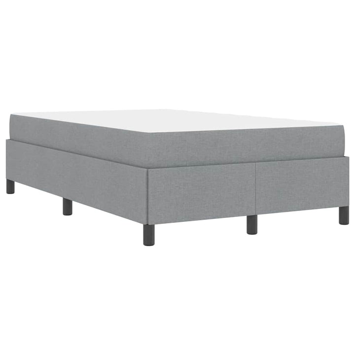 Box spring seng Lysegrå 120 x 190 cm Stof