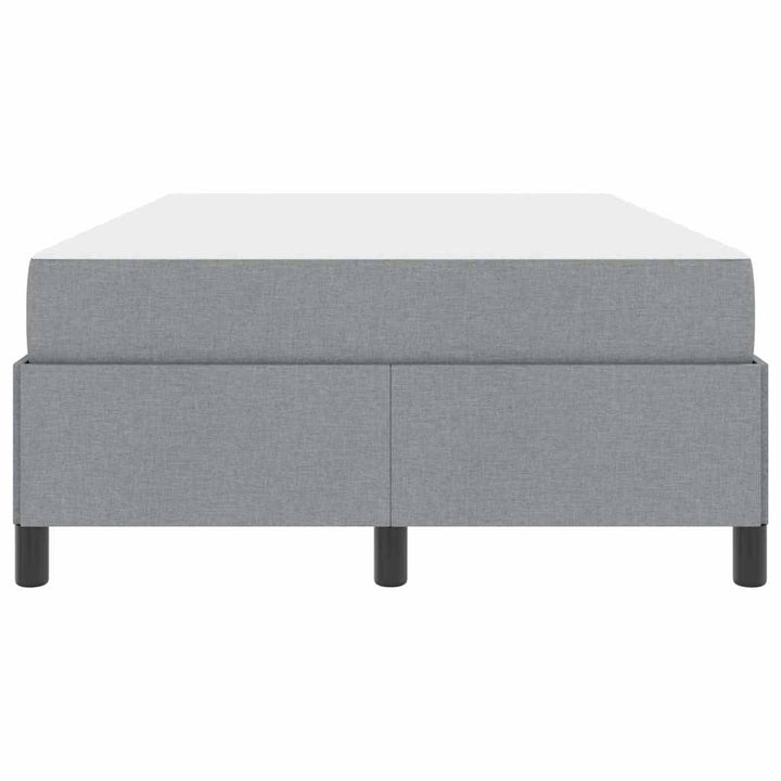 Box spring seng Lysegrå 120 x 190 cm Stof