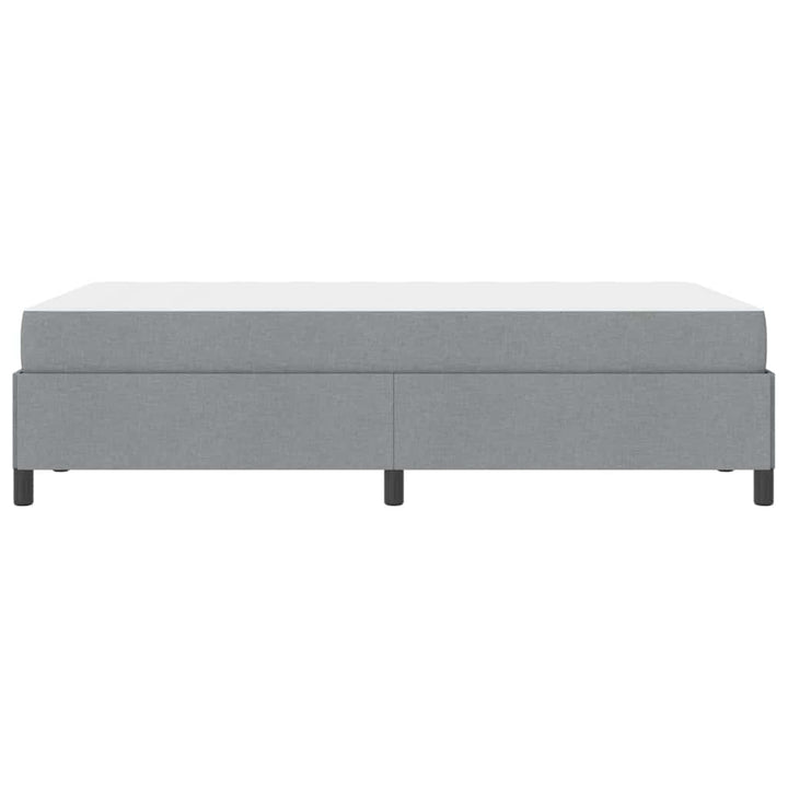 Box spring seng Lysegrå 120 x 190 cm Stof