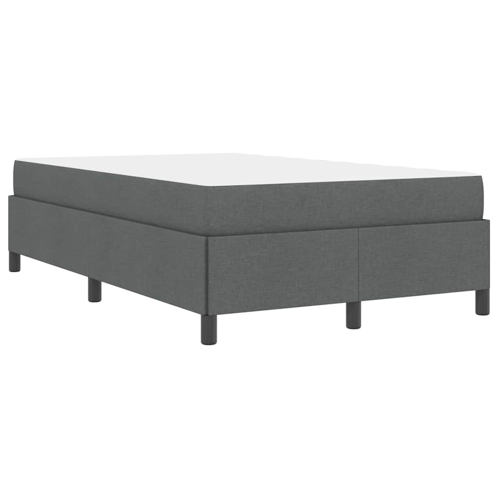 Box spring seng Mørkegrå 120 x 190 cm Stof