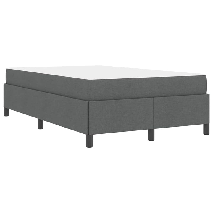Box spring seng Mørkegrå 120 x 190 cm Stof