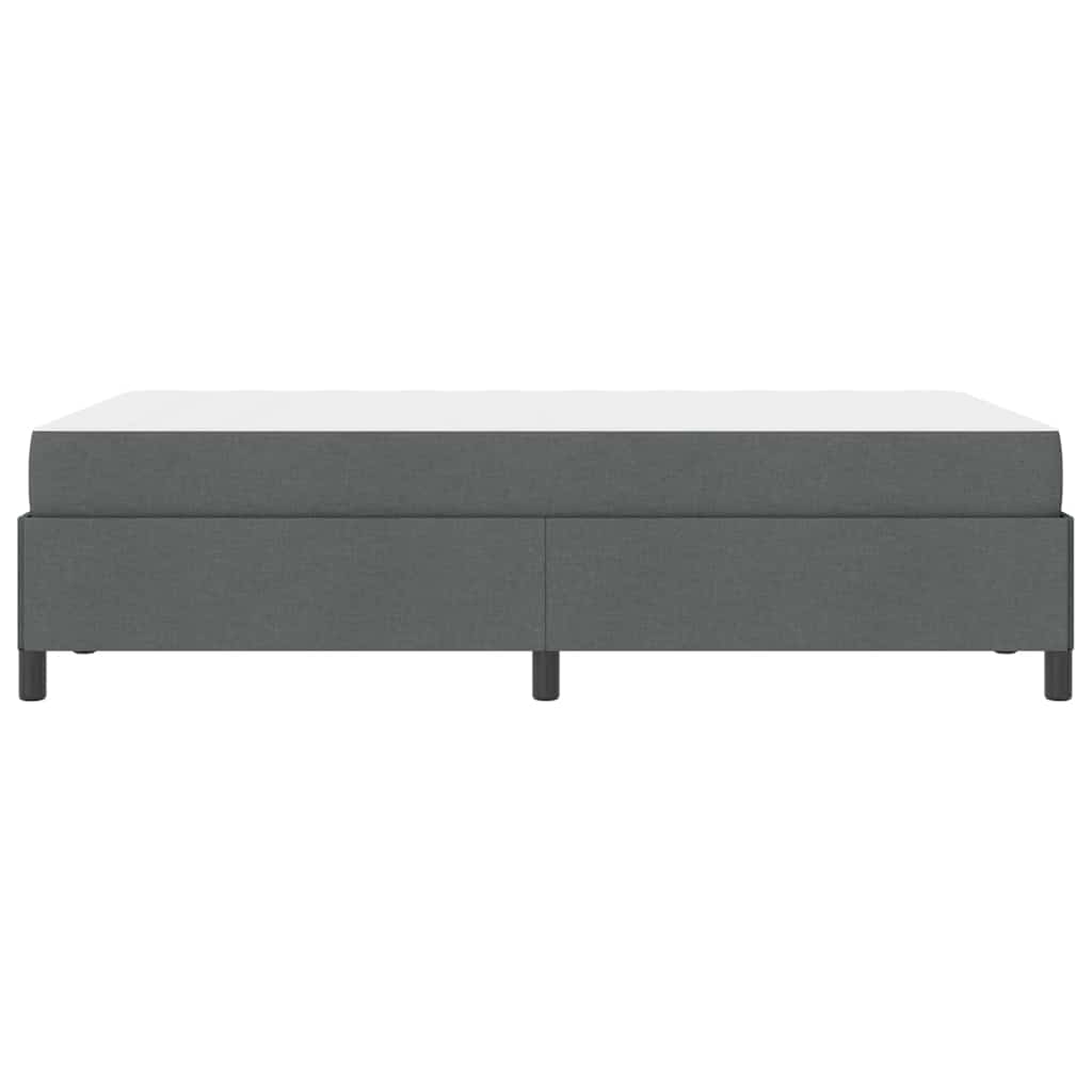 Box spring seng Mørkegrå 120 x 190 cm Stof