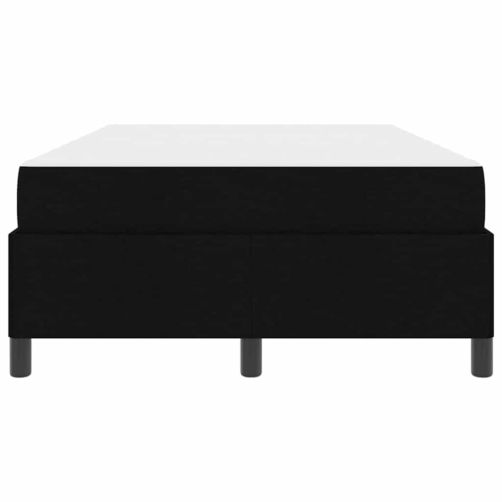 Box spring seng Sort 120 x 190 cm Stof
