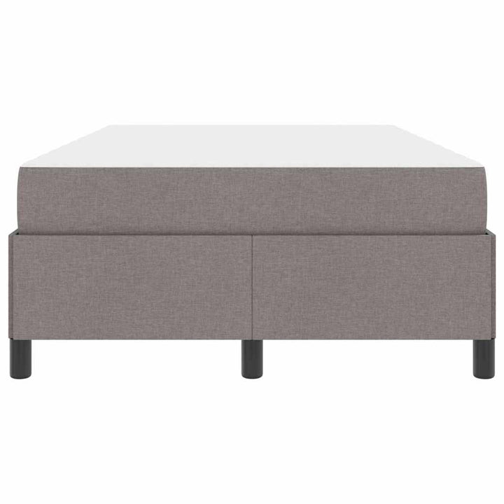 Box spring seng Gråbrun 120 x 190 cm Stof