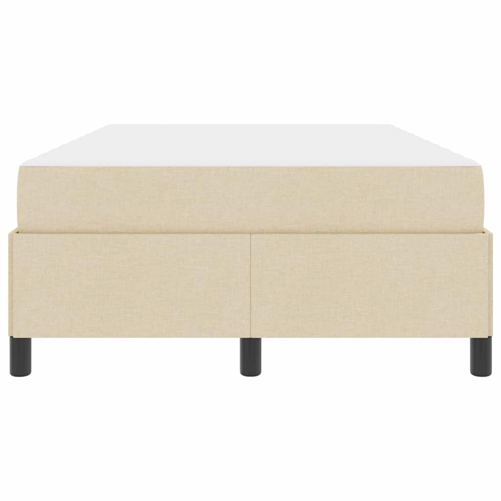 Box spring seng Creme 120 x 190 cm Stof
