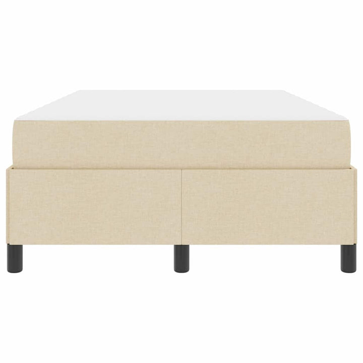 Box spring seng Creme 120 x 190 cm Stof