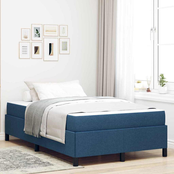 Box spring seng Blå 120 x 190 cm Stof