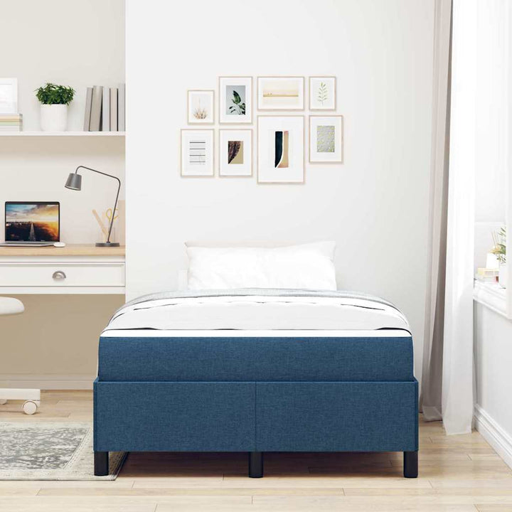 Box spring seng Blå 120 x 190 cm Stof