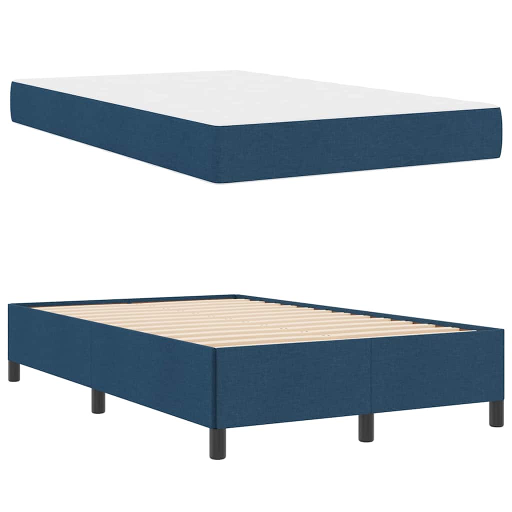 Box spring seng Blå 120 x 190 cm Stof