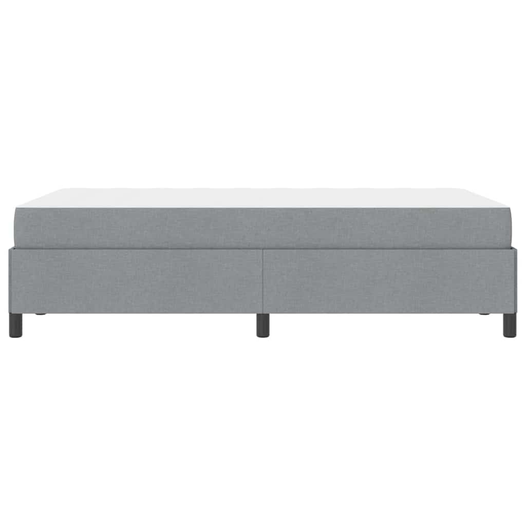 Box spring seng Lysegrå 120 x 200 cm Stof