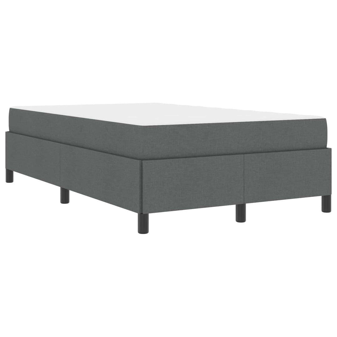 Box spring seng Mørkegrå 120 x 200 cm Stof