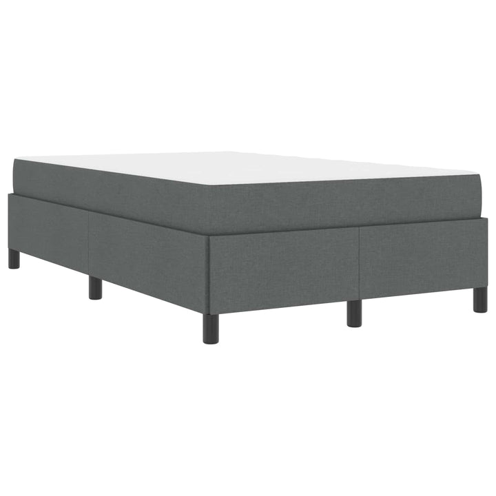 Box spring seng Mørkegrå 120 x 200 cm Stof