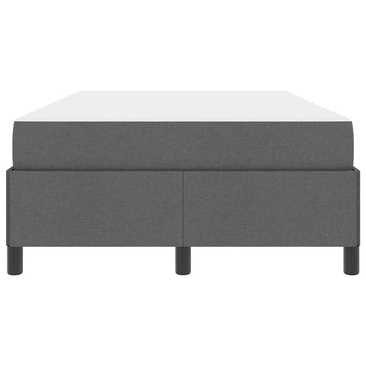 Box spring seng Mørkegrå 120 x 200 cm Stof