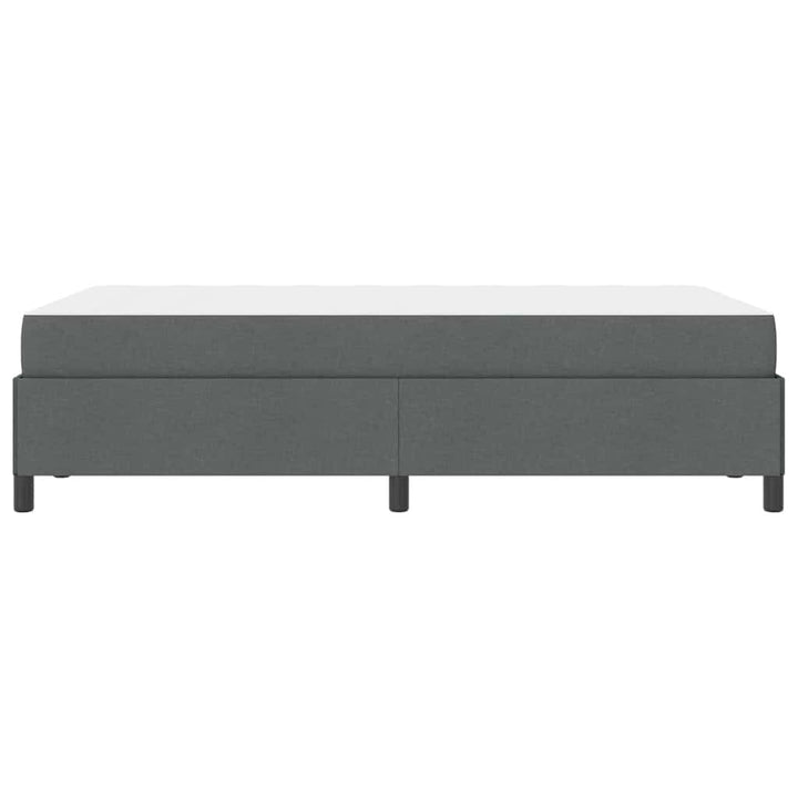 Box spring seng Mørkegrå 120 x 200 cm Stof