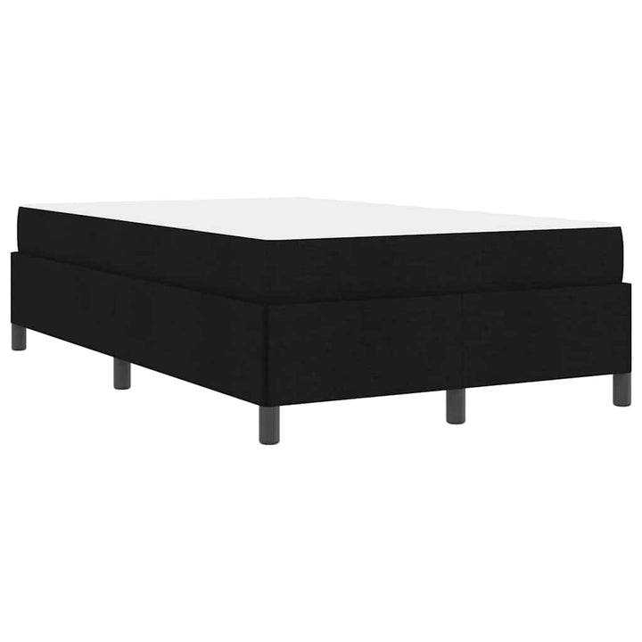 Box spring seng Sort 120 x 200 cm Stof