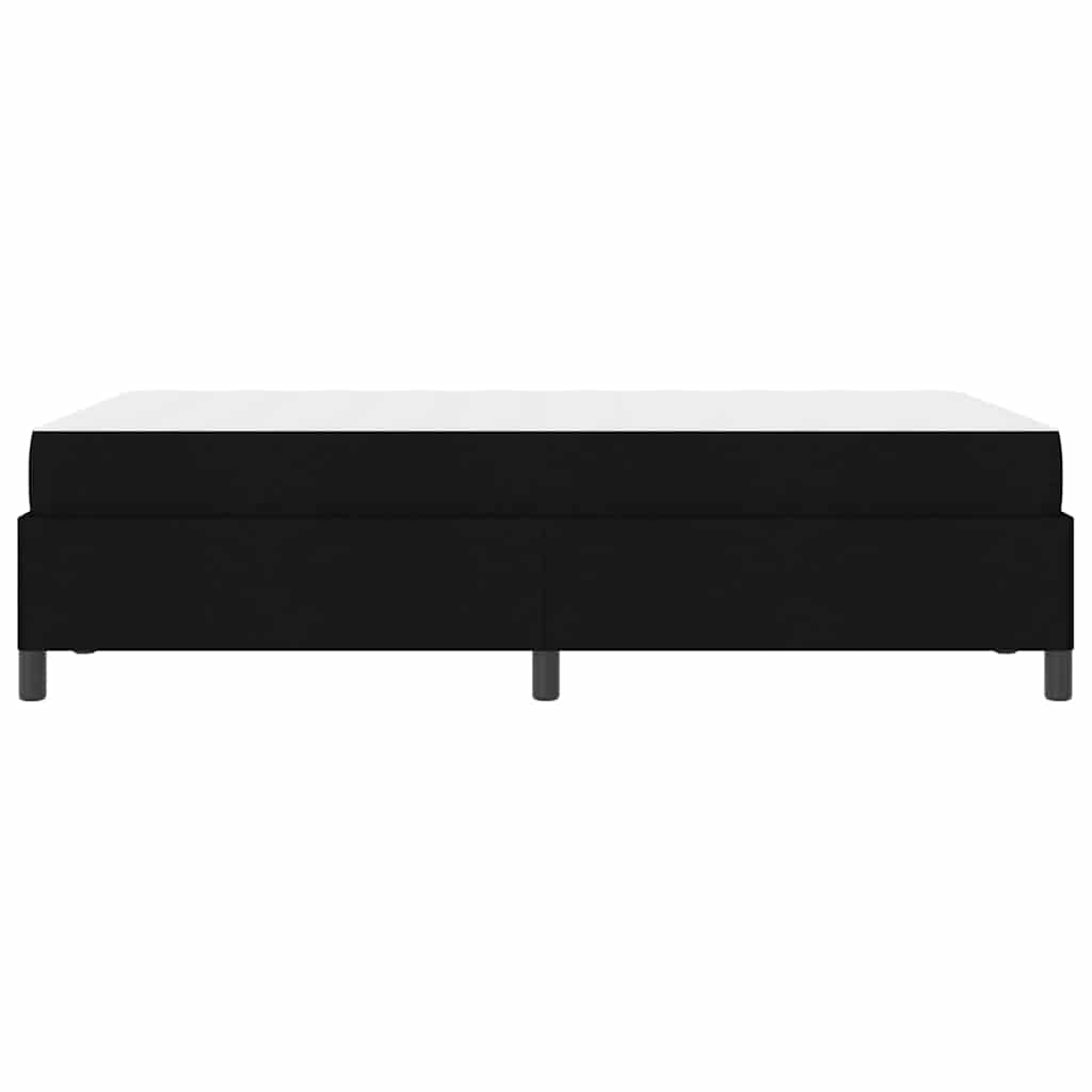 Box spring seng Sort 120 x 200 cm Stof
